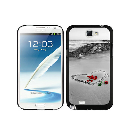 Valentine Sand Love Samsung Galaxy Note 2 Cases DSM - Click Image to Close